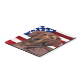 Caroline'S Treasures Mouse/Hot Pad/Trivet, Usa American Flag With Dachshund (Sc9010Mp)