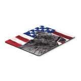 Caroline'S Treasures Mouse/Hot Pad/Trivet, Usa American Flag With Pug (Sc9011Mp)