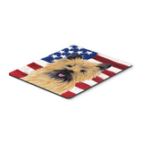 Caroline'S Treasures Mouse/Hot Pad/Trivet, Usa American Flag With Cairn Terrier (Sc9017Mp)