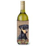 Doberman Wine Bottle Beverage Insulator Beverage Insulator Hugger