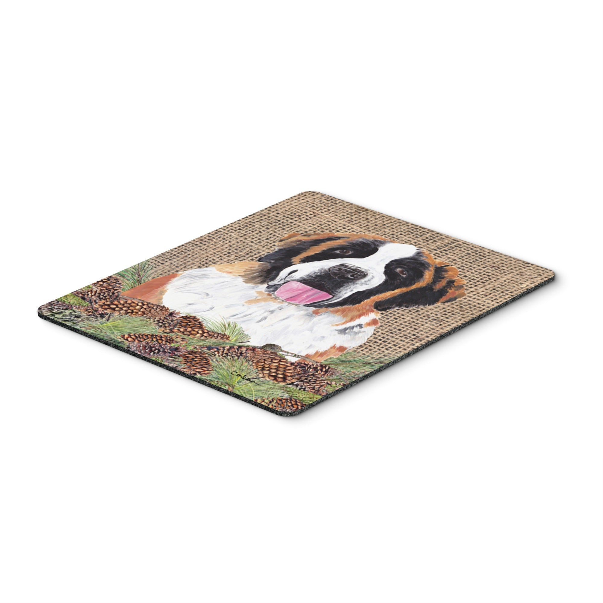 Caroline'S Treasures Mouse/Hot Pad/Trivet, Saint Bernard (Sc9041Mp)