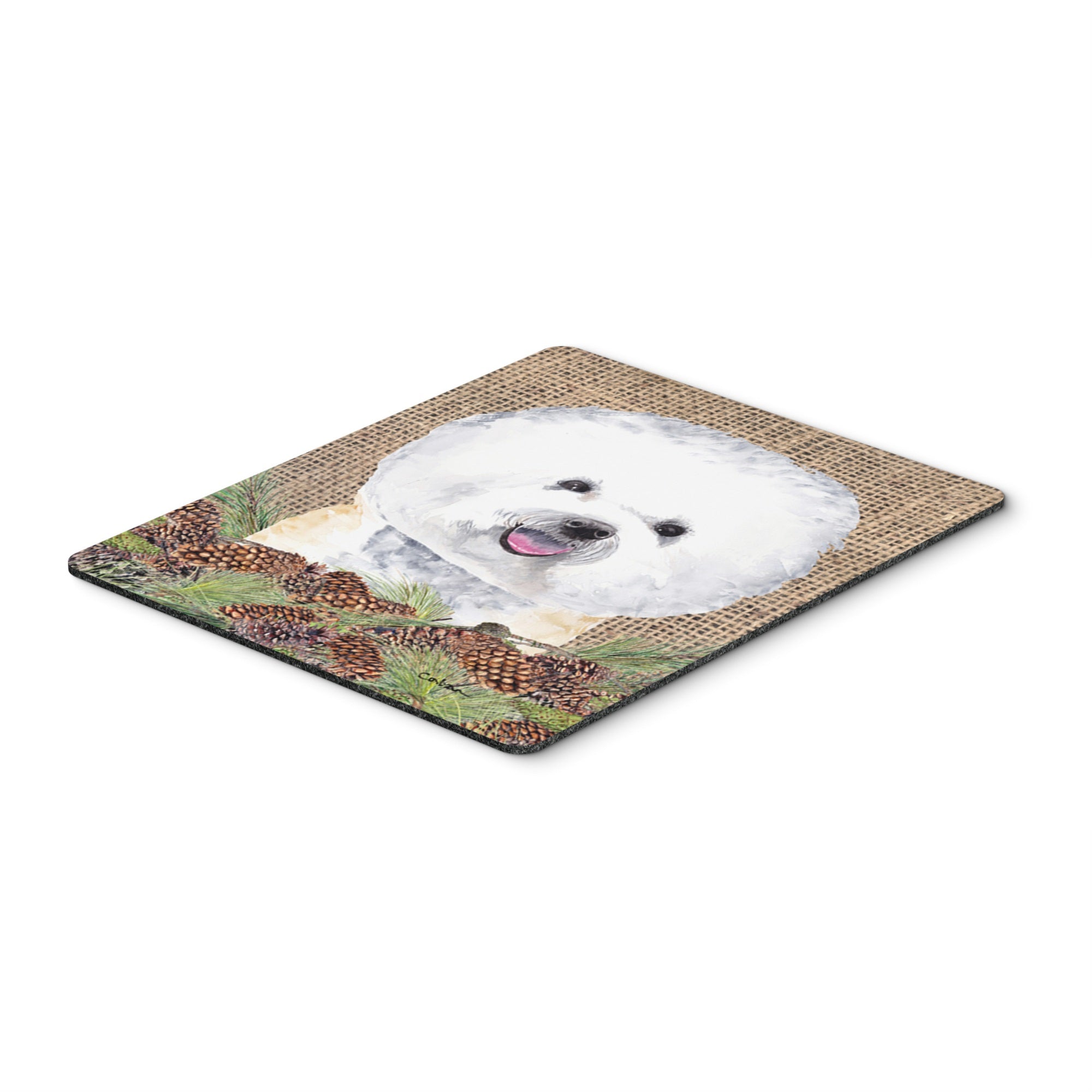 Caroline'S Treasures Mouse/Hot Pad/Trivet, Bichon Frise (Sc9047Mp)