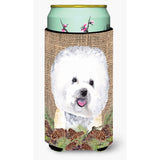 Bichon Frise Tall Boy Beverage Insulator Beverage Insulator Hugger