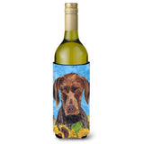 German Shorthaired Pointer Wine Bottle Beverage Insulator Beverage Insulator Hugger Sc9053Literk