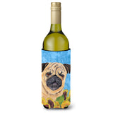 Pug Wine Bottle Beverage Insulator Beverage Insulator Hugger Sc9068Literk