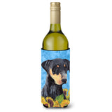 Doberman Wine Bottle Beverage Insulator Beverage Insulator Hugger Sc9073Literk
