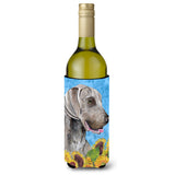 Weimaraner Wine Bottle Beverage Insulator Beverage Insulator Hugger
