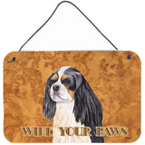 Caroline'S Treasures Sc9120Ds812 Cavalier Spaniel Aluminum Metal Wall Or Door Hanging Prints, 8 X 12