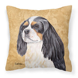 Caroline'S Treasures Sc9120Pw1414 Cavalier Spaniel Decorative Canvas Fabric Pillow, Large, Multicolor
