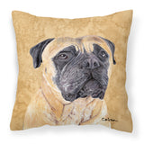 Caroline'S Treasures Sc9125Pw1414 Mastiff Decorative Canvas Fabric Pillow, Large, Multicolor