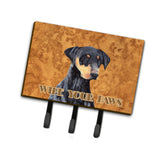 Caroline'S Treasures Sc9126Th68 Doberman Wipe Your Paws Leash Or Key Holder, Large, Multicolor
