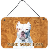 Caroline'S Treasures Pit Bull Aluminum Metal Wall Or Door Hanging Prints, 8 X 12