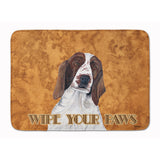 Caroline'S Treasures Springer Spaniel Wipe Your Paws Floor Mat, 19 X 27, Multicolor