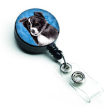 Caroline'S Treasures Japanese Chin Retractable Badge Reel Or Id Holder With Clip, Multicolor (Sc9138Bu-Br)