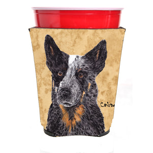 Australian Cattle Dog Red Solo Cup Beverage Insulator Hugger