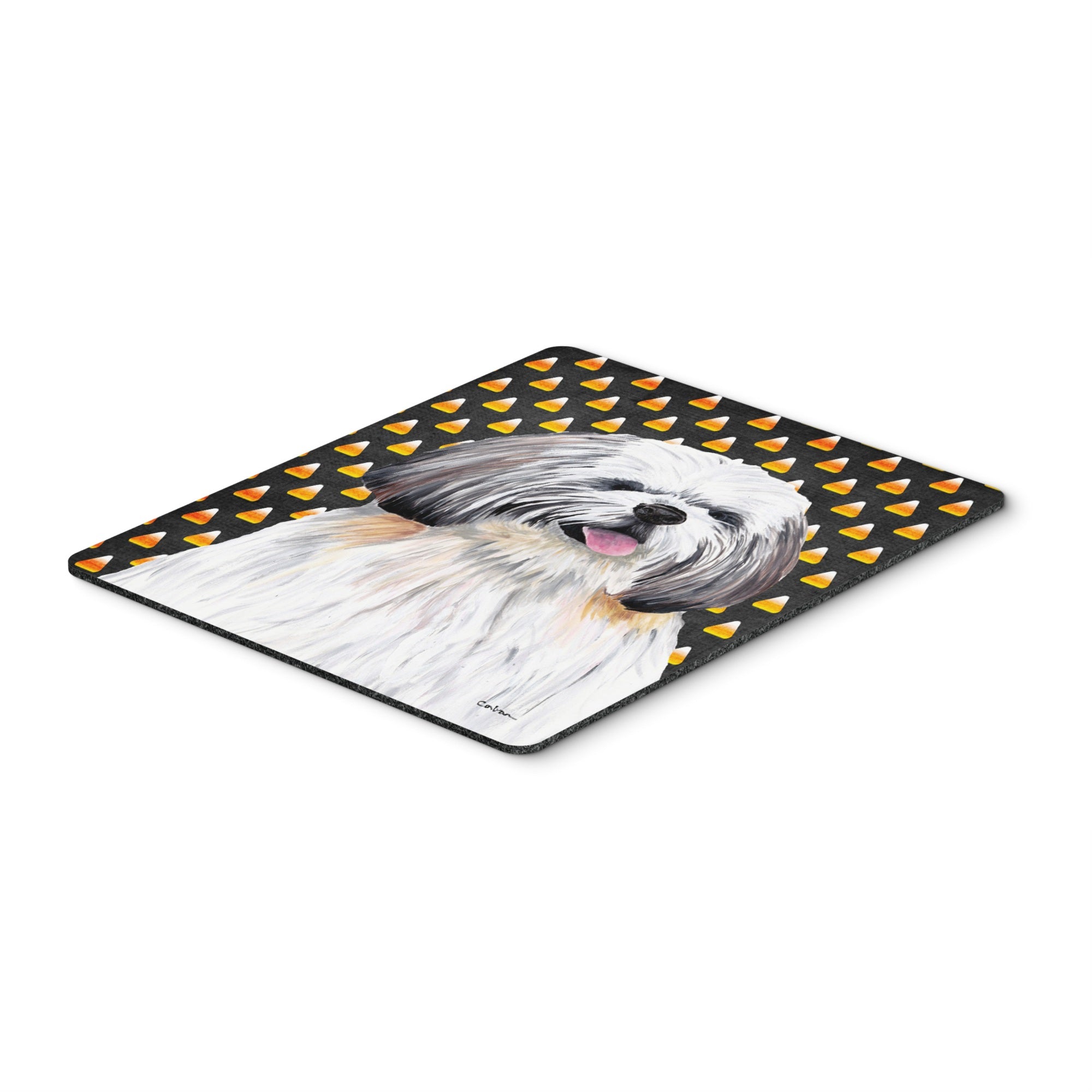 Caroline'S Treasures Mouse/Hot Pad/Trivet, Shih Tzu Candy Corn Halloween Portrait (Sc9164Mp)
