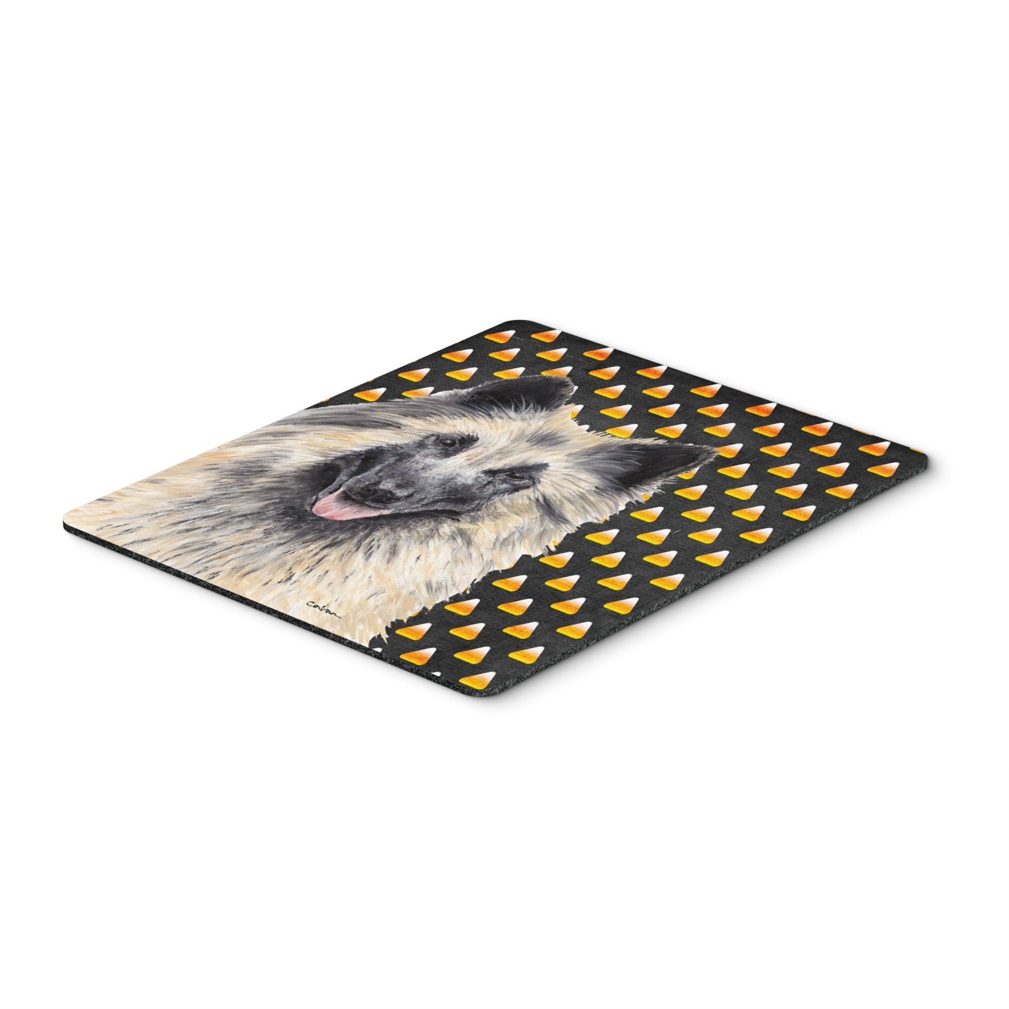 Caroline'S Treasures Mouse/Hot Pad/Trivet, Belgian Tervuren Candy Corn Halloween Portrait (Sc9193Mp)