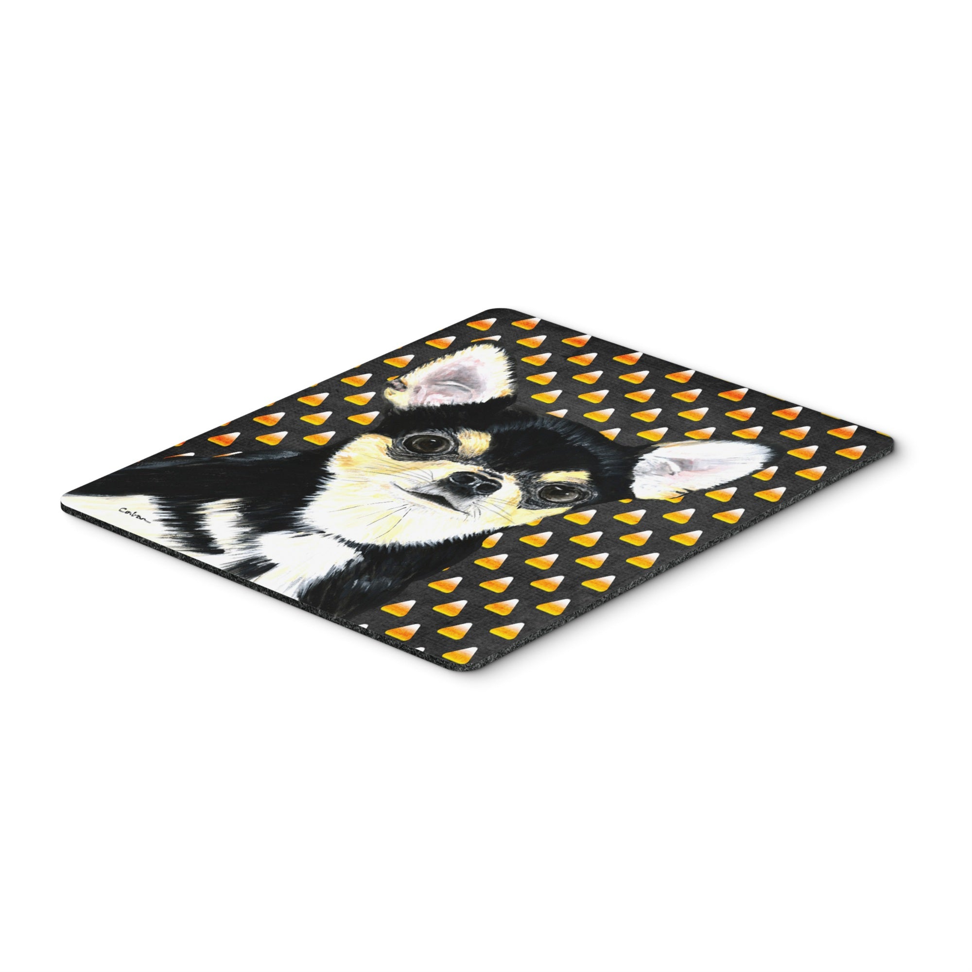 Caroline'S Treasures Mouse/Hot Pad/Trivet, Chihuahua Candy Corn Halloween Portrait (Sc9197Mp)