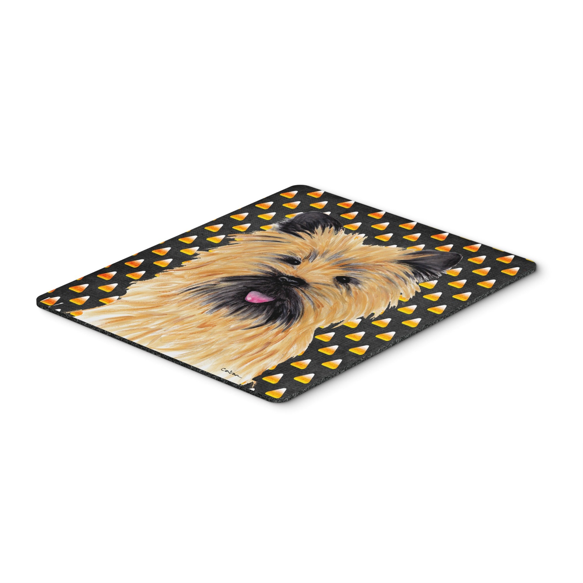 Caroline'S Treasures Cairn Terrier Candy Corn Halloween Portrait Mouse Pad/Hot Pad/Trivet (Sc9199Mp)