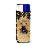 Cairn Terrier Candy Corn Halloween Portrait Ultra Beverage Insulators For Slim Cans Sc9199Muk
