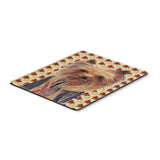 Caroline'S Treasures Yorkie Fall Leaves Portrait Mouse Pad/Hot Pad/Trivet (Sc9205Mp)