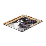 Caroline'S Treasures Border Collie Fall Leaves Portrait Mouse Pad/Hot Pad/Trivet (Sc9207Mp)