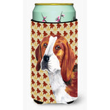 Beagle Fall Leaves Portrait Tall Boy Beverage Insulator Beverage Insulator Hugger
