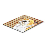 Caroline'S Treasures Bulldog English Fall Leaves Portrait Mouse Pad/Hot Pad/Trivet (Sc9214Mp)