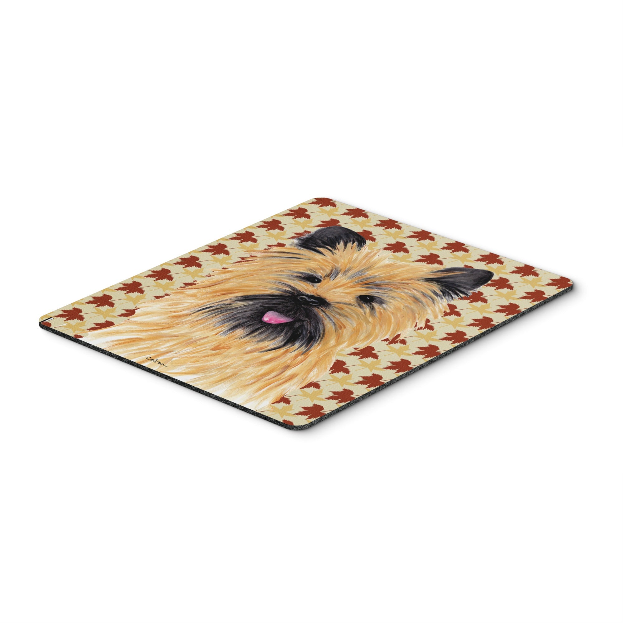 Caroline'S Treasures Cairn Terrier Fall Leaves Portrait Mouse Pad/Hot Pad/Trivet (Sc9215Mp)