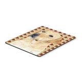 Caroline'S Treasures Labrador Yellow Fall Leaves Portrait Mouse Pad/Hot Pad/Trivet (Sc9216Mp)