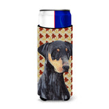 Doberman Fall Leaves Portrait Ultra Beverage Insulators For Slim Cans Sc9217Muk
