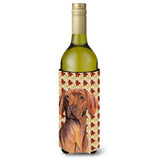 Vizsla Fall Leaves Portrait Wine Bottle Beverage Insulator Beverage Insulator Hugger Sc9219Literk