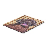 Caroline'S Treasures Labrador Chocolate Fall Leaves Portrait Mouse Pad/Hot Pad/Trivet (Sc9224Mp)