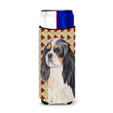 Cavalier Spaniel Fall Leaves Portrait Ultra Beverage Insulators For Slim Cans Sc9231Muk