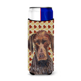 German Shorthaired Pointer Fall Leaves Portrait Ultra Beverage Insulators For Slim Cans Sc9235Muk