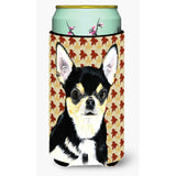 Chihuahua Fall Leaves Portrait Tall Boy Beverage Insulator Beverage Insulator Hugger