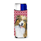 Australian Shepherd Hearts Love Valentine'S Day Ultra Beverage Insulators For Slim Cans Sc9242Muk