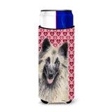 Belgian Tervuren Hearts Love And Valentine'S Day Portrait Ultra Beverage Insulators For Slim Cans Sc9247Muk