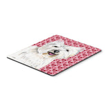 Caroline'S Treasures Westie Hearts Love & Valentine'S Day Portrait Mouse Pad/Hot Pad/Trivet (Sc9269Mp)