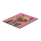 Caroline'S Treasures Yorkie Hearts Love & Valentine'S Day Portrait Mouse Pad/Hot Pad/Trivet (Sc9274Mp)