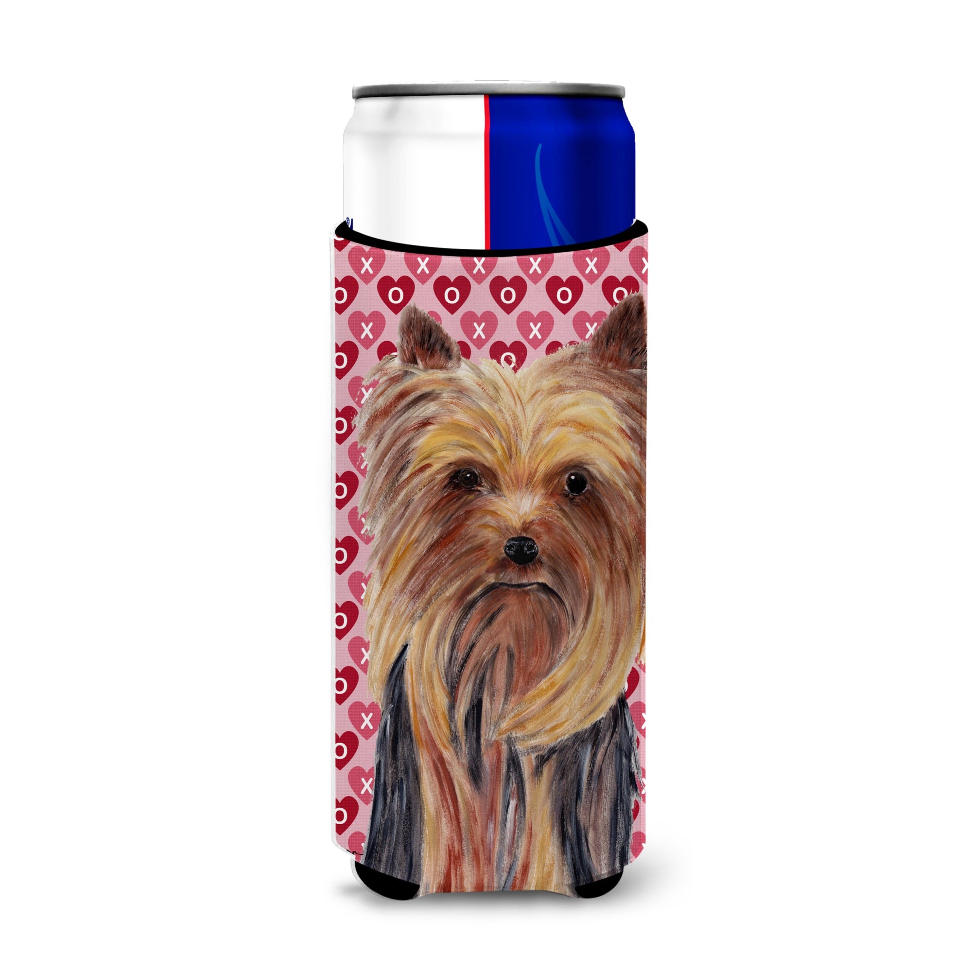 Yorkie Hearts Love And Valentine'S Day Portrait Ultra Beverage Insulators For Slim Cans Sc9274Muk