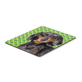 Caroline'S Treasures Dachshund St. Patrick'S Day Shamrock Portrait Mouse Pad/Hot Pad/Trivet (Sc9283Mp)