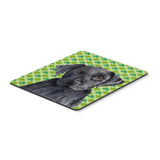 Caroline'S Treasures Labrador Black St. Patrick'S Day Shamrock Portrait Mouse Pad, Hot Pad/Trivet (Sc9284Mp)