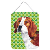 Caroline'S Treasures Beagle St. Patrick'S Day Shamrock Portrait Wall Or Door Hanging Prints, 16 X 12, Multicolor