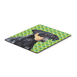 Caroline'S Treasures Doberman St. Patrick'S Day Shamrock Portrait Mouse Pad/Hot Pad/Trivet (Sc9297Mp)