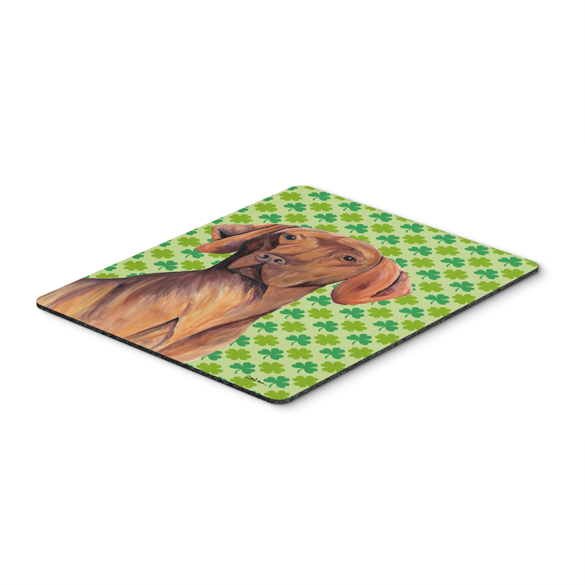 Caroline'S Treasures Vizsla St. Patrick'S Day Shamrock Portrait Mouse Pad/Hot Pad/Trivet (Sc9298Mp)