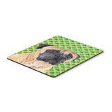 Caroline'S Treasures Mastiff St. Patrick'S Day Shamrock Portrait Mouse Pad/Hot Pad/Trivet (Sc9305Mp)