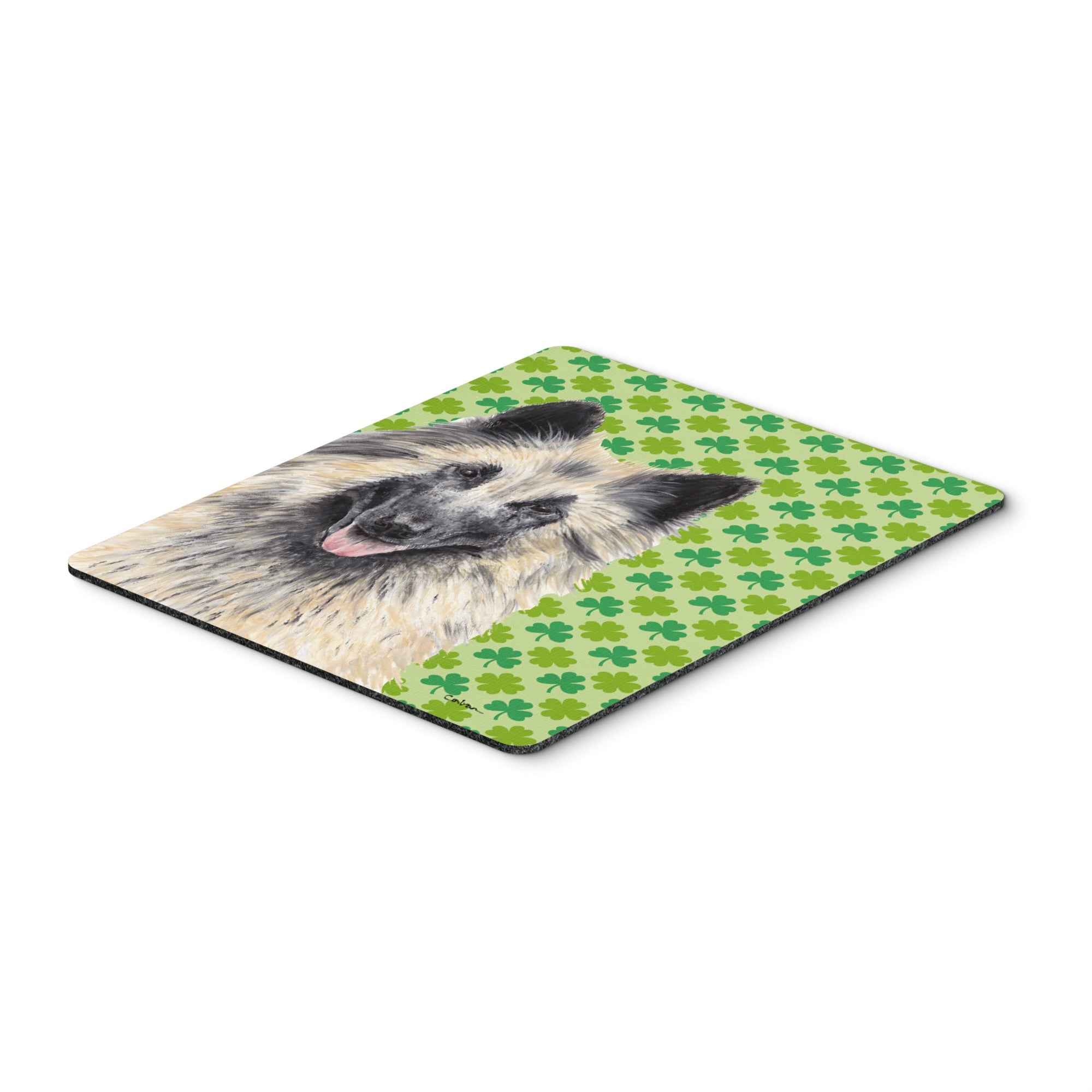 Caroline'S Treasures Belgian Tervuren St. Patrick'S Day Shamrock Mouse Pad/Hot Pad/Trivet (Sc9312Mp)