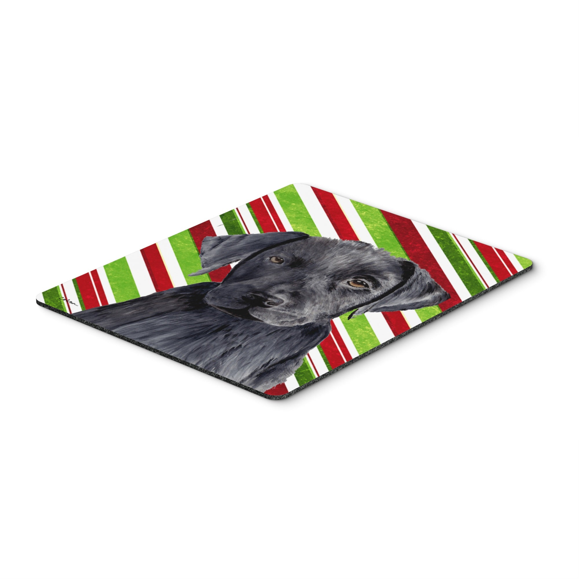 Caroline'S Treasures Mouse/Hot Pad/Trivet, Labrador Candy Cane Holiday Christmas (Sc9324Mp)