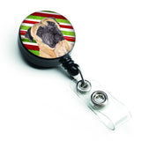 Carolines Treasures Mastiff Candy Cane Holiday Christmas Retractable Badge Reel Multicolor (SC9345BR)